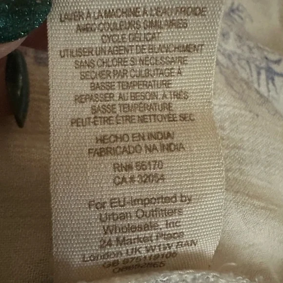 Free People Women’s Tropical Floral Bloom Printed Blouse, Size Small/Oversized - Picture 9 of 10